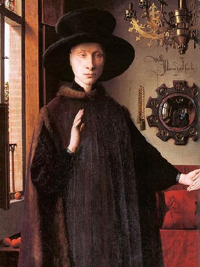 Jan Van Eyck Portrait of Giovanni Arnolfini and his Wife France oil painting art